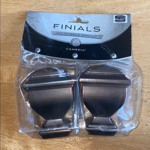 COPY - Cambria Drapery Holdbacks Curtain Rod Finials